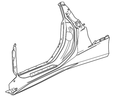 Genuine GM Body Passenger Side Outer Panel 85651015 | eBay 