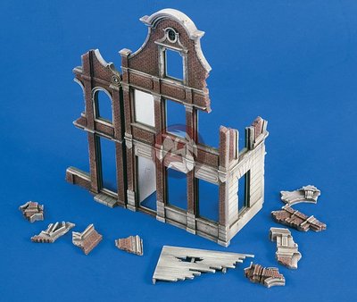 Verlinden 1/48 Ruined 3-Story Building Sections [Resin Diorama Model] 2248