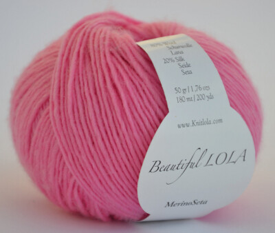 Beautiful Lola Merino Seta Yarn 80% Wool/20% Silk from Italy