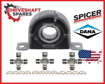 Driveshaft Carrier Bearing and U Joint Kit Spicer Life Ford F250 F350 4X4