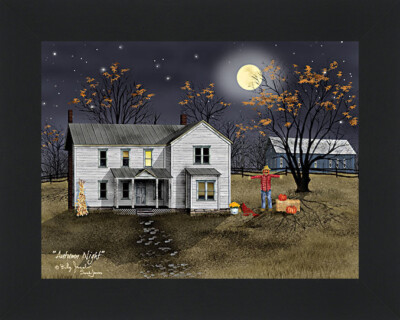 Art Print, Framed or Plaque by Billy Jacobs - Autumn Night - BJ1281