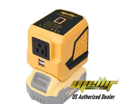 Mellif 200W Power Inverter for DeWALT 20V Battery Portable Power Station USB