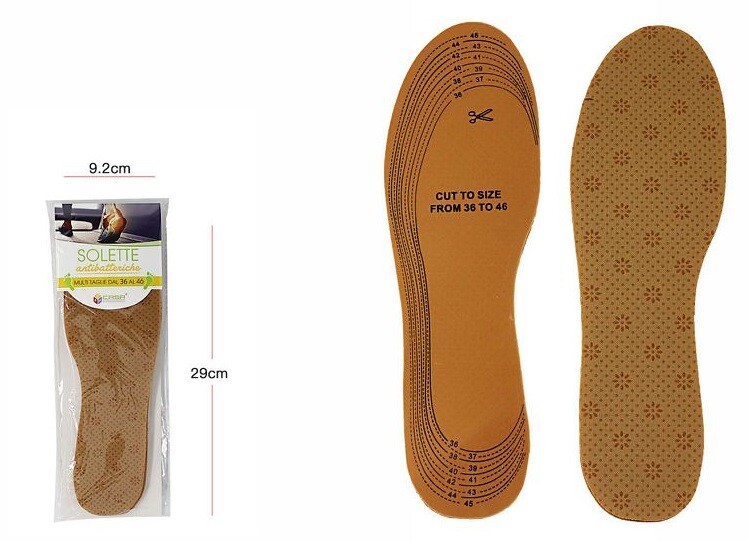 Coppia Di Solette Piede Benessere Scarpe Calzature Comfort Da 36 a 46 64462 dfh