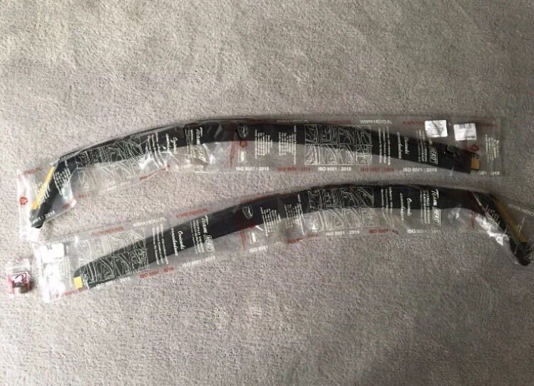 Wind deflectors HEKO, Fiat Abarth 500 595 2007 in Newark