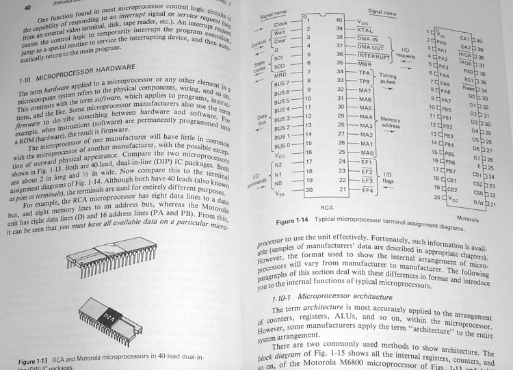 1979 RCA COSMAC VIP 1802 CDP18S30 Micromonitor 6800 Z80 Handbook Signetics 2650