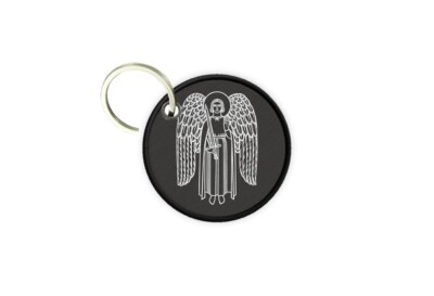 Keychain Round Printed Double-Sided Angel R2