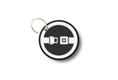 Keychain Round Printed Double-Sided Belt