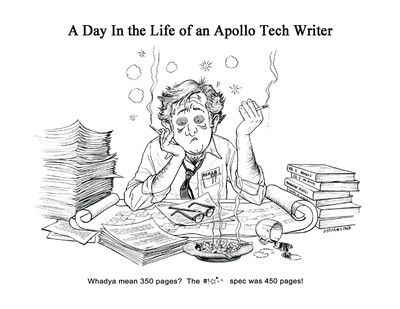 Apollo 11 Engineering Dept Art Print Moon Mission Landing Tech Writer NASA