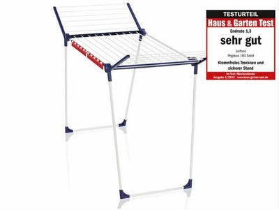 Leifheit Standtrockner Pegasus 180 Solid, Wäscheständer mit Flügeln für lang
