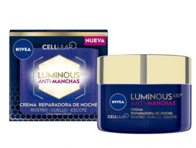 Crema de noche Nivea Luminous 630°cellular anti-manchas 50 ml