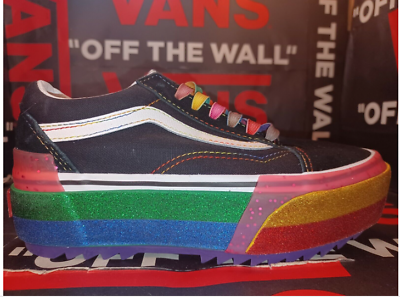 Vans store rainbow platform