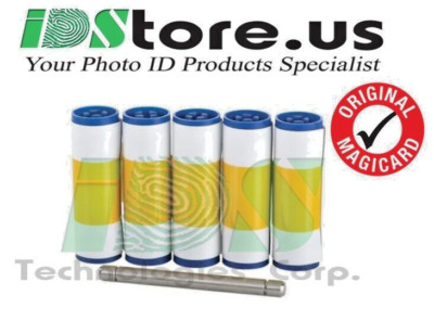 NEW Genuine Magicard 3633-0054 Cleaning Rollers 5 Pack