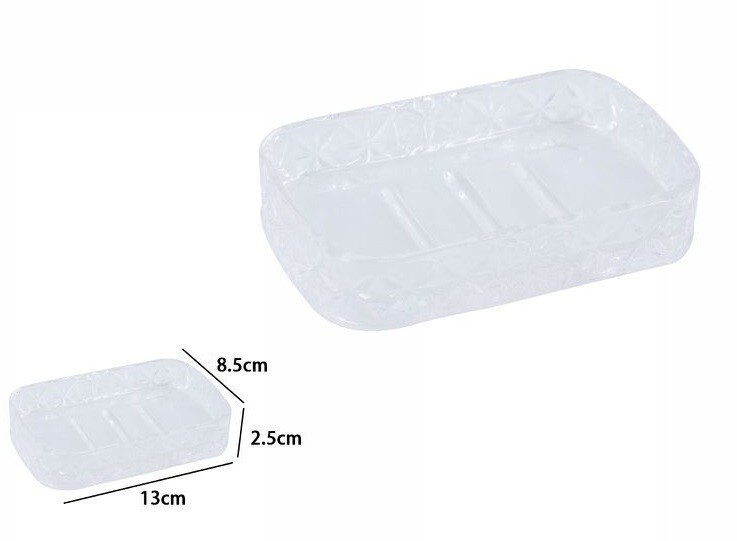 Porta Sapone Saponetta In Vetro dfh