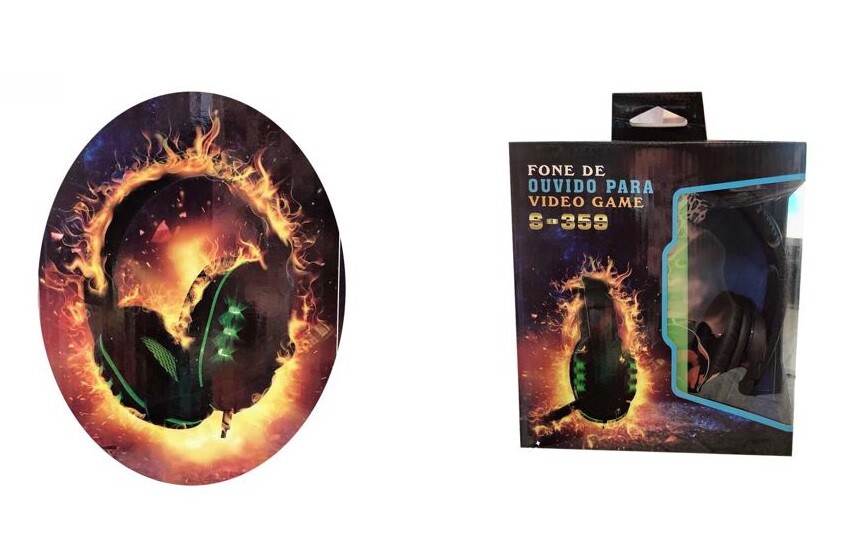 Cuffie Gaming Usb Con Microfono S-359 Led Surround Per Ps4 Xbox One cir