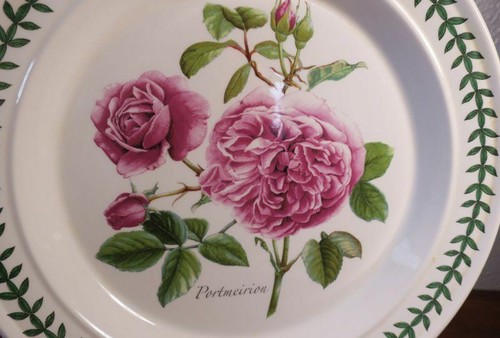 Portmeirion Botanic Garden Roses Portmeirion Rosa Dinner Plate Pink Rose