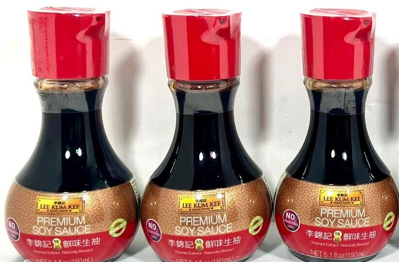 Lee Kum Kee Premium Soy Sauce 5.1 oz ( Pack of 3 )~12/2026