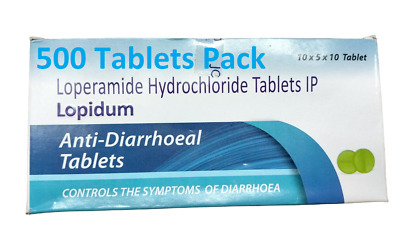 500 Tablets 2mg Anti Diarrheal-Long Exp. april 2025 Free Delivery USA 14-18 Day