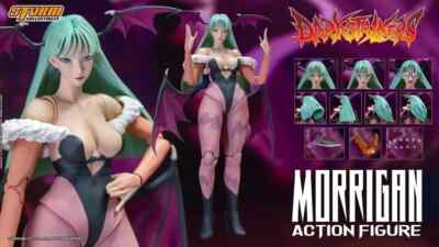 Storm Toys VAMPIRE DARKSTALKERS Morrigan 6'' Collectible Action Figure Toy