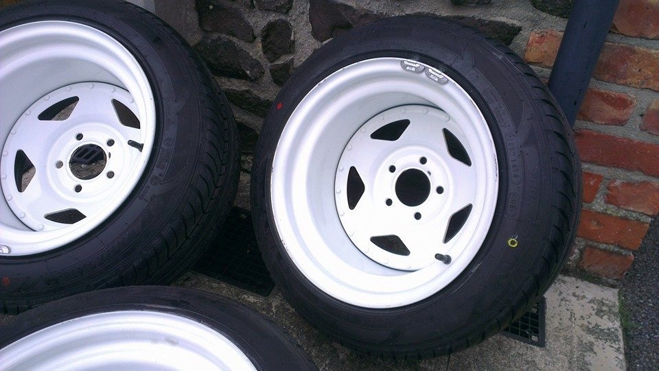 EXTREME OFFSET BANDED STEEL WHEELS 15 x 10J PRICE DROP(Not alloy, wheel, rota, BBS, grid, drift