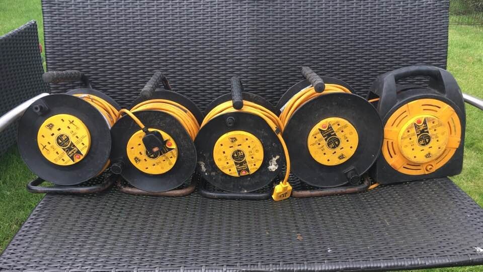 JCB EXTENSION CABLES X 5, USED BUT ALL IN PERFECT WORKING ORDER in