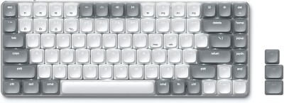 Satechi SM1 75% Mechanical Keyboard, LED Backlit Bluetooth Keyboard, 84 Keys