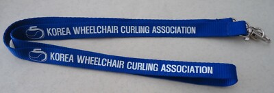Keyholder Lanyard Schlüsselband Korea Wheelchair Curling Association