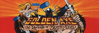 Golden Axe Video Game High Quality Metal Magnet 2 x 6 inches 9147