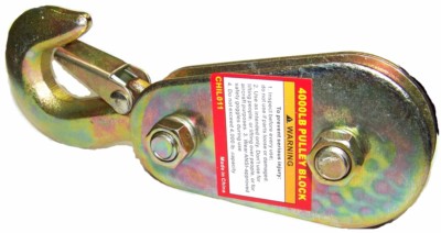 12 Heavy Duty Gin Pulley Block Manila Rope Pulley Painters Pulley
