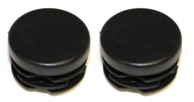 Black 1'' Round Tubing Plastic Hole Plug End Cap, 1 Inch OD Tube Pipe Cover