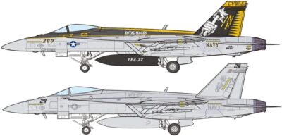 航空機・ヘリコプター F/A-18 Hornet VFA-102 VFA-27 1/72 Amazon | Witty Wings 1/72 F/A-18F U.S.NAVY VFA-102