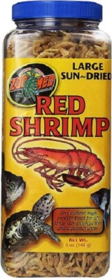 ZOO MED SUN DRIED LARGE RED SHRIMP - 5 OZ - ZM-162