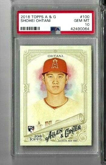 ゲームセンター・ゲームカード 2018 Shohei Ohtani  Topps PSA 10 PSA 10 SHOHEI OHTANI/OTANI 2018 TOPPS UPDATE Rookie Debut LA