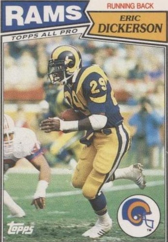 1987 Topps United Kingdom American Football Eric Dickerson #36