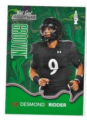 2021 Wild Card Alumination NIL Collegiate Edition Desmond Ridder #NGG-5