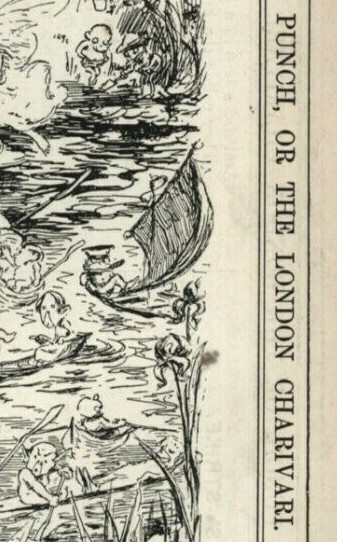 Rare FANTASY ILLUSTRATION by MAYBANK ~ Fairies & Goblins - 1903 BRITISH CARTOON