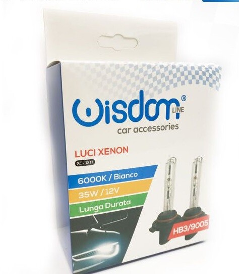 2 Lampadine Lampade Auto Xenon Xeno HB3/9005 6000K 35W 12V Bianco XC-1211 wis