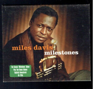 MILES DAVIS MILESTONES/THE MUSINGS OF MILES/BLUE MOODS 2XCD ALBUM