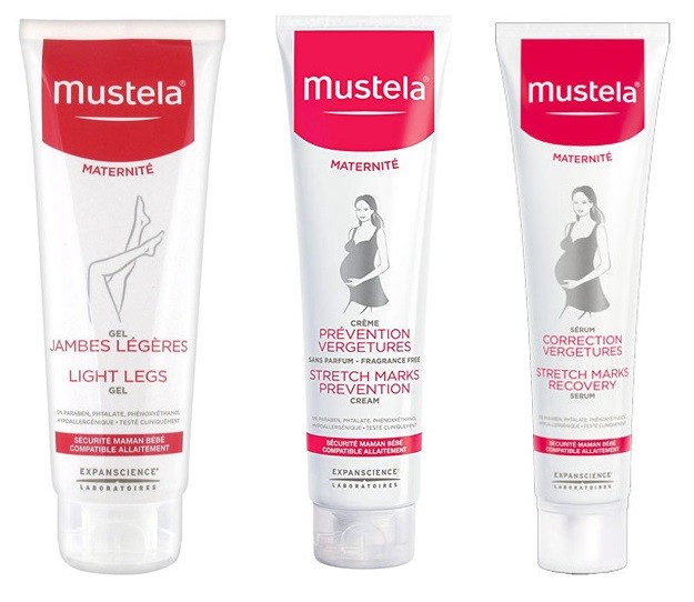 MUSTELA MATERNITE GEL LEICHTE BEINE GEGEN DEHNUNGS SCHWANGERSCHAFT STREIFEN