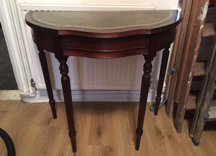 Vintage half moon console hall table in Whitwick, Leicestershire