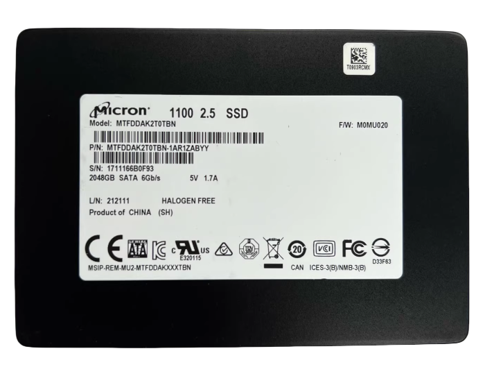 Micron 1100 2TB 2.5インチ SATA SSD