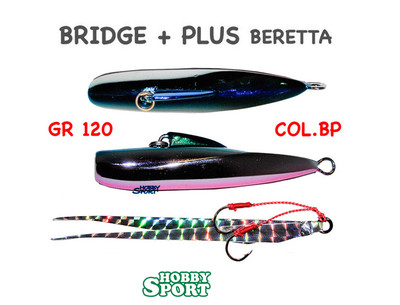 INCHIKU BERETTA BRIDGE PLUS 120 GR COL BP BLUE PURPLE PESCA MARE MADE IN JAPAN