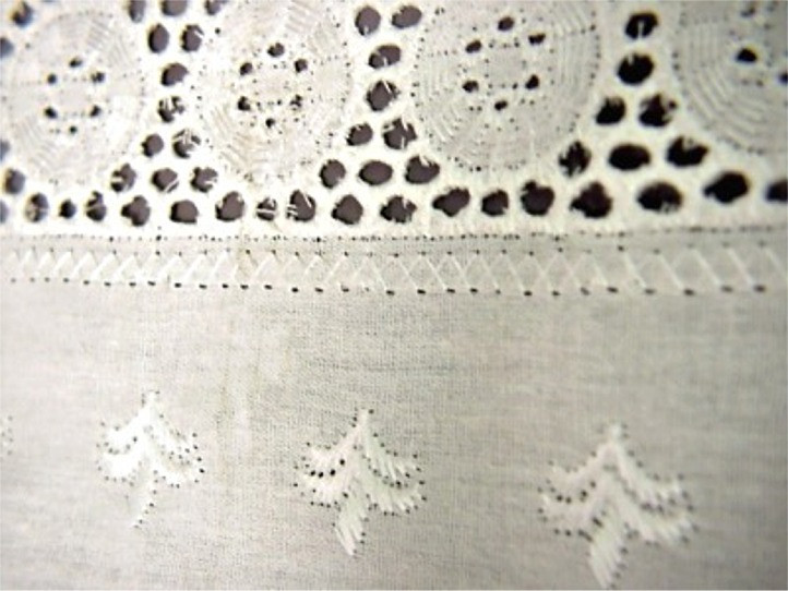EYELET LACE 15 YRS IVORY COLOR 4 1/2