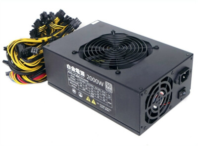 Computer Platinum 2000W Multi-channel Graphics Mute Power Supply