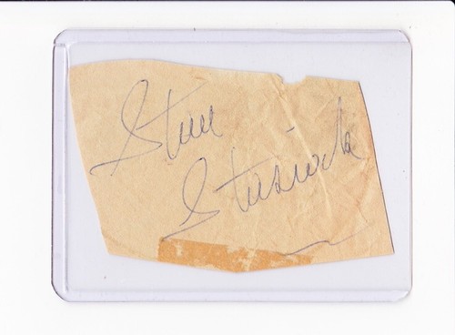 Stan Stasiak Signed Cut Autograph Portland Pacific Northwest