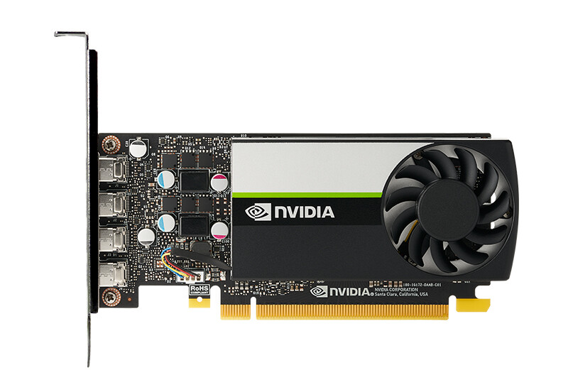 NVIDIA T1000 8GB Turing GPU / 896 CUDA Cores / 4GB/8GB GDDR6