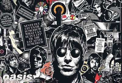 【Oasis】Origin + Reconstruction Poster Original Oasis Concert Poster from 1995 Signed and Numbered