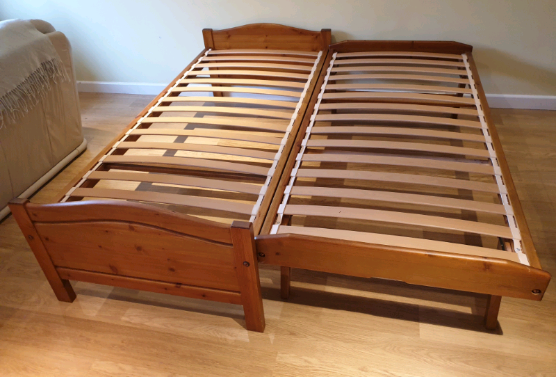 Relyon single bed with guest trundle bed local delivery in Wimborne