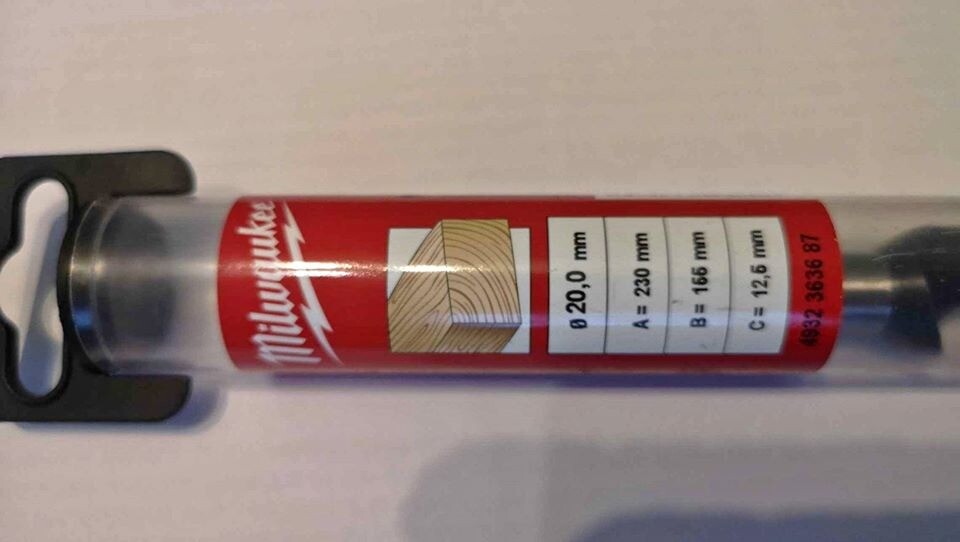 Milwaukee Wood Auger Drill Bits 230mm Long.20 mm in Neath, Neath Port