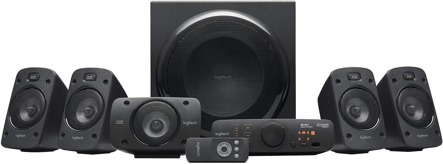 Logitech Logicool Z906 変圧器(おまけ)つき！ Logitech Z906 5.1 satellite side speaker/control panel