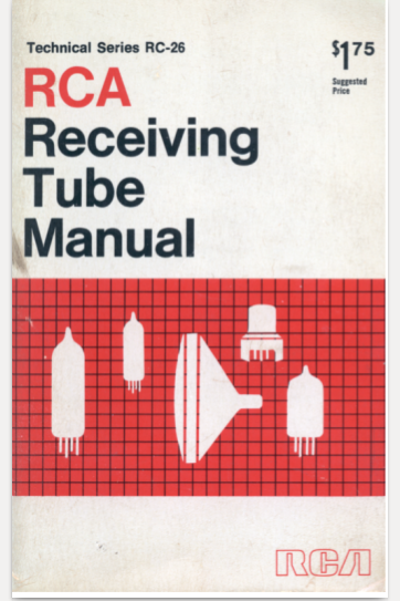 RCA RECEIVING TUBE MANUAL RC-30 1975 & RC-26 1968* PDF* +32 BONUS FILES ON  CD